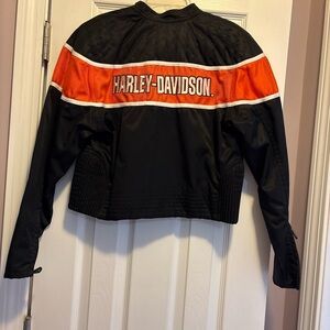 Harley-Davidson Women's Black & Orange Riding Jacket